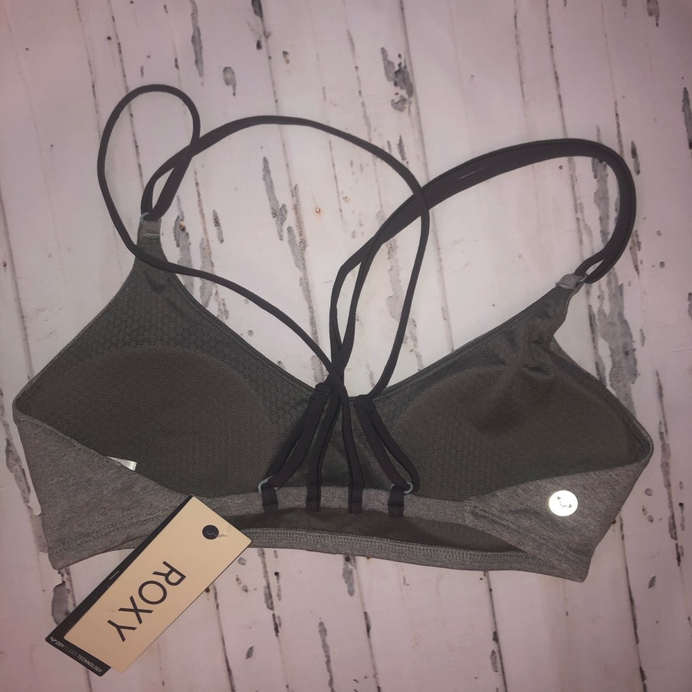 🌊Roxy breathless sports bra gray - Picture 4 of 9